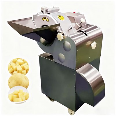 Komercinė bulvių pjaustymo mašina